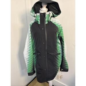 Free People Movement Singing in the Rain Printed Jacket Alien Combo Small NWT